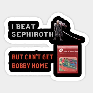 One Winged Angel Aka Bobby Sticker